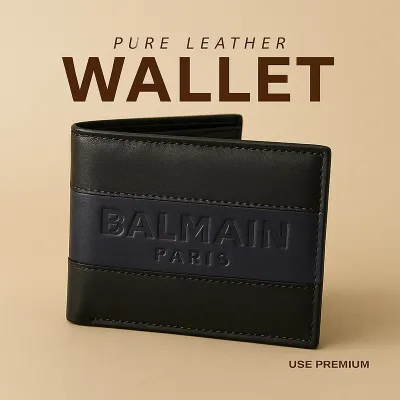 BALMAIN Paris Premium Wallet -Black